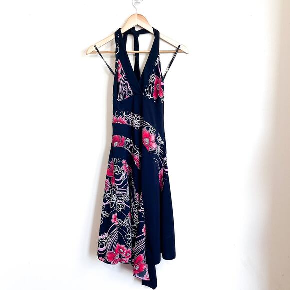 Vintage Y2K Rampage Dress Size S Babydoll Fairy Whimsigoth Asymmetric Halter USA - Picture 1 of 8